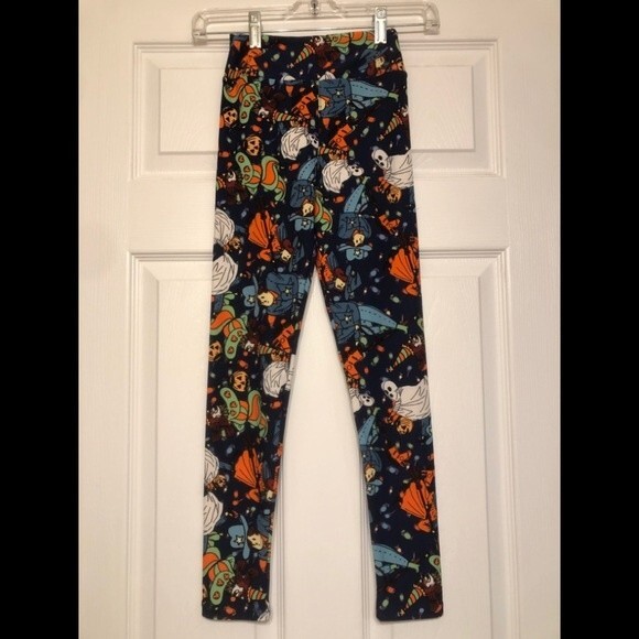 LuLaRoe Halloween Tween Leggings - Picture 1 of 3